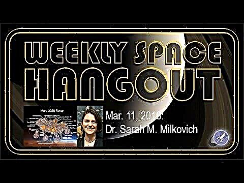 Týdenní vesmírný Hangout - 11. března 2016: Dr. Sarah M. Milkovich