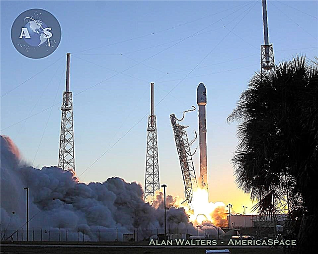 Space Weather Storm Monitoring Satellite Blasts off for Deep Space på SpaceX Rocket