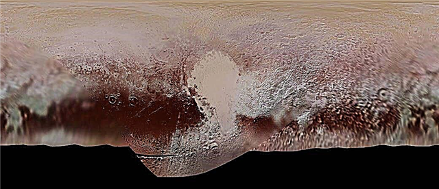 Aquí está el mapa de mayor resolución de Plutón que obtendremos de New Horizons