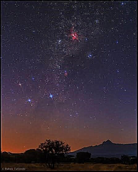 Superbes astrophotographies: le Kilimandjaro la nuit