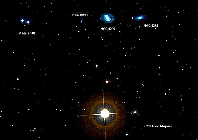 Messier 40: la doble estrella de Winnecke 4