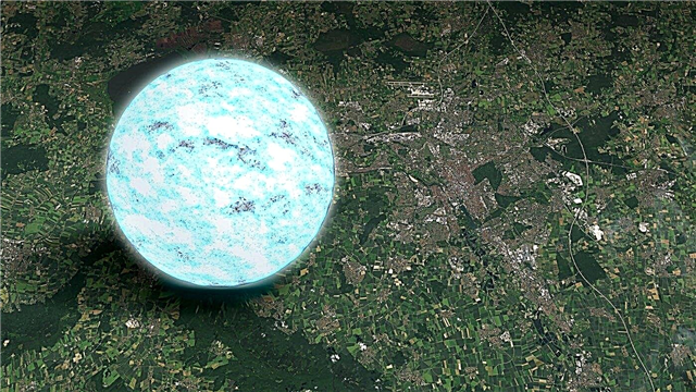 L'étoile à neutrons mesure seulement 22 kilomètres à travers