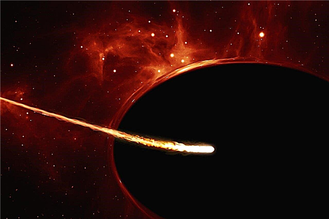 Hubble observa girar buraco negro engolir uma estrela
