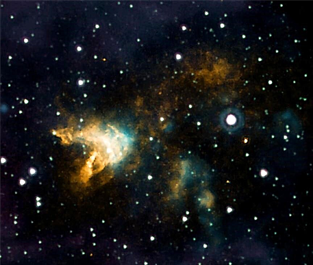 Supernova G350 levanta poeira de raios-X