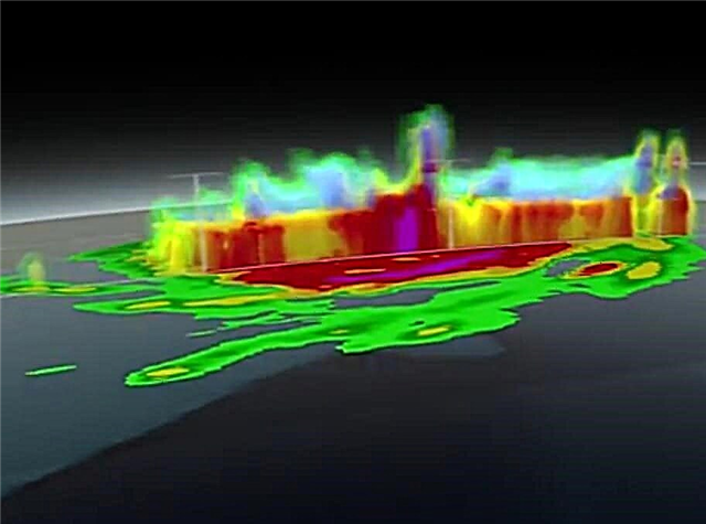 Espionaje de ciclones: la vista en huracán tridimensional de Arthur revela torres de lluvia
