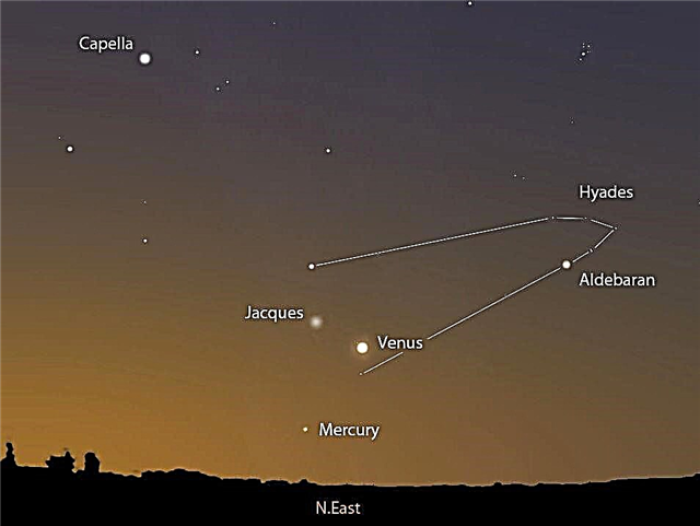 Komet Jacques se je vrnil! Pridružuje se Veneri in Merkuru ob zori