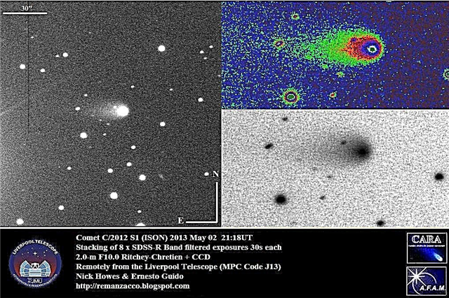 O nouă vedere a cometei ISON