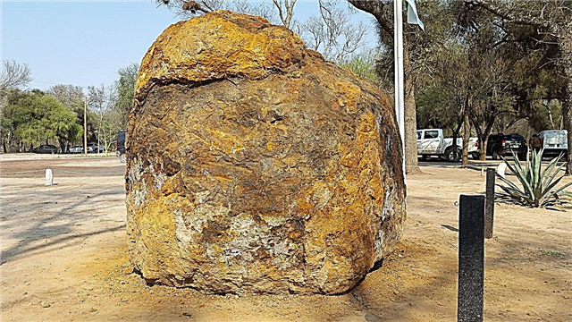 Exclusieve foto's van de recent gevonden Argentijnse meteoriet van 30 ton