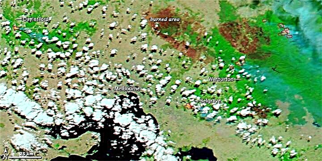 Uydu görüntüleri Avustralya'da yangın ve selden yıkım