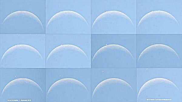 Ocultación diurna de Venus por la luna