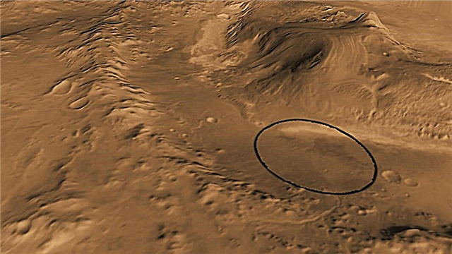 A Mars Science Lab Rover leszáll a Gale-kráterbe