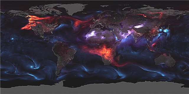 Regardez tous les aérosols poussés dans l'atmosphère, des incendies, des volcans et de la pollution. Même le sel de mer jeté dans l'air par les ouragans