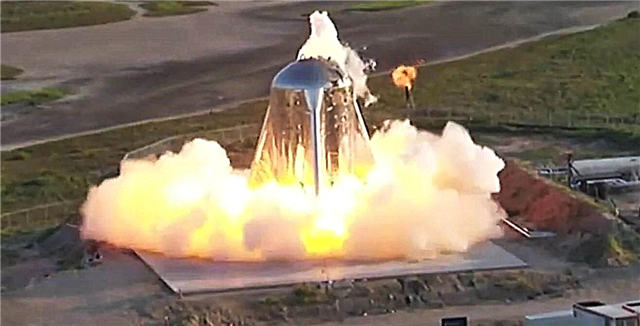 إحباط أول رحلة مجانية لـ Starhopper من SpaceX بعد حريق المحرك