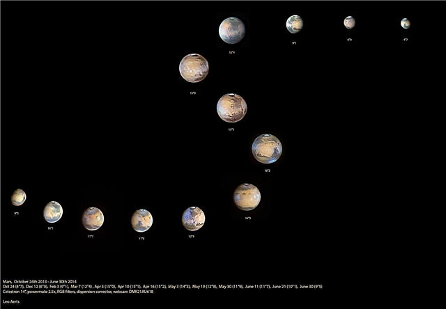 Астрофото: Калейдоскопски изглед на Марс