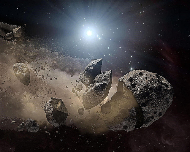 Asteroidsvärmen "Pounded" Pulsar Star, vilket orsakar förändringar synliga från jorden