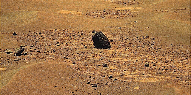 واحد صخرة المريخ غريبة