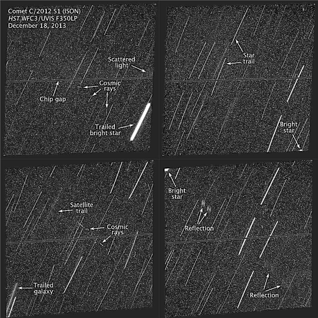 Hubble sieht aus, findet aber keine Spur des Kometen ISON