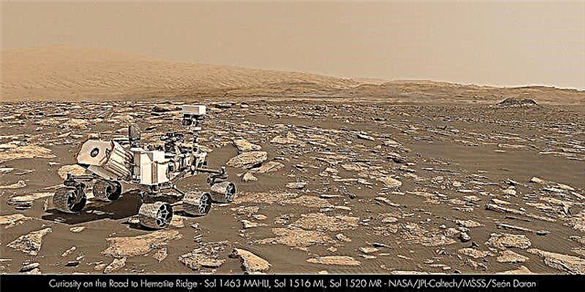 Regardez le Curiosity Rover rouler sur la surface de Mars