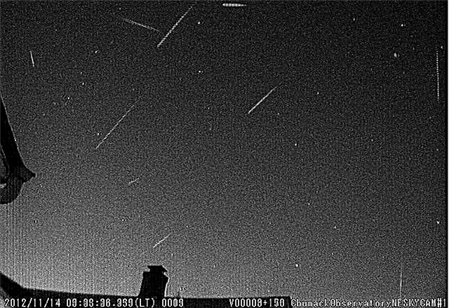 2012 Leonid Meteor duschtoppar i helgen