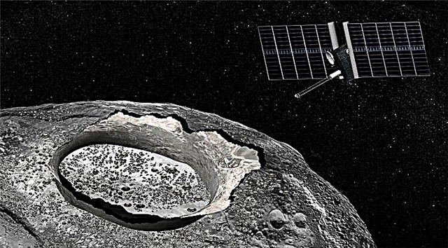 Čistý kovový asteroid má záhadné vodné vklady