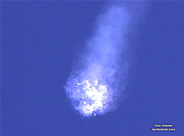 Drak SpaceX zničený v katastrofickej explózii čoskoro po výbuchu na Floride