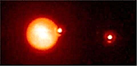 Sledujte Titan Occult binárny systém hviezd