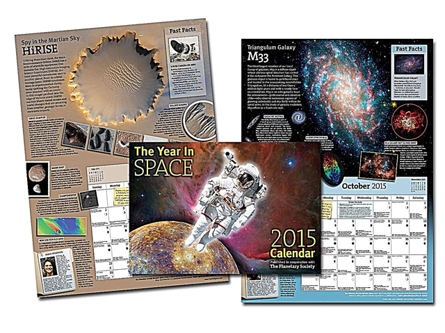 Giveaway: Gagnez un calendrier mural «Year In Space 2015»!