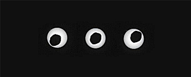 Curiozitatea spionează o eclipsă anulară marțiană