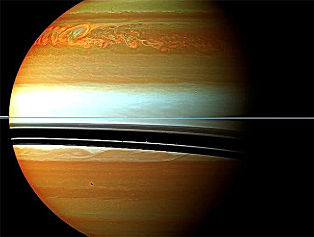 Vórtice gigante "invisible" aún permanece en Saturno después de una tormenta enorme - Space Magazine