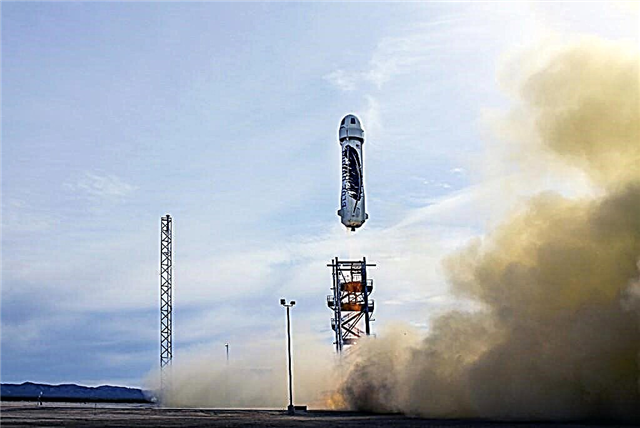 Mėlyna kilmė užbaigia sėkmingą bandomąjį skrydį ir prikalia naująsias „Shepard“ raketas