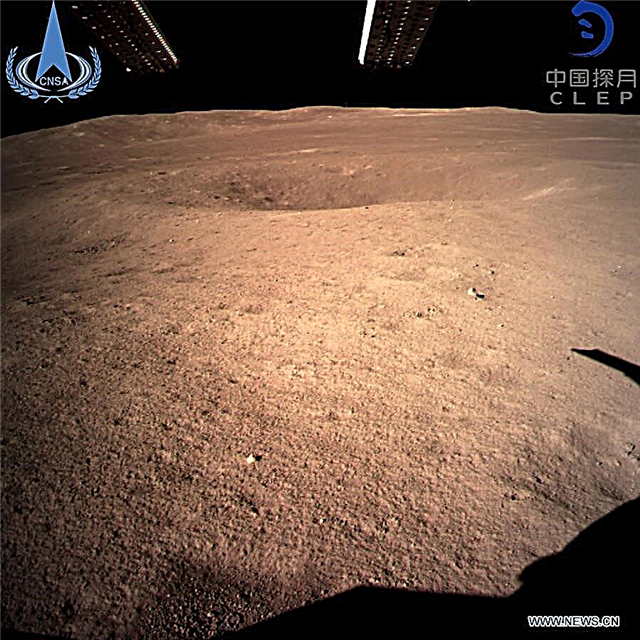 Terras Chang'e-4 da China no outro lado da lua