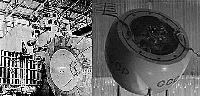 Spot Failed Sowjetische Venus-Sonde Kosmos 482 in der Erdumlaufbahn