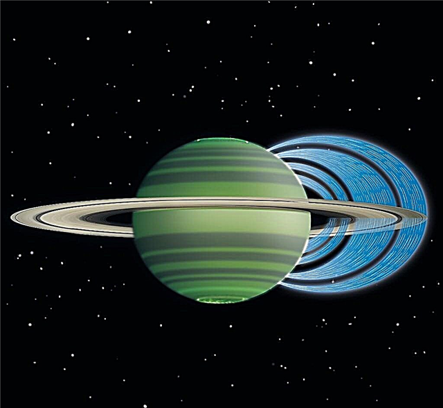 La pluie tombe des anneaux de Saturne