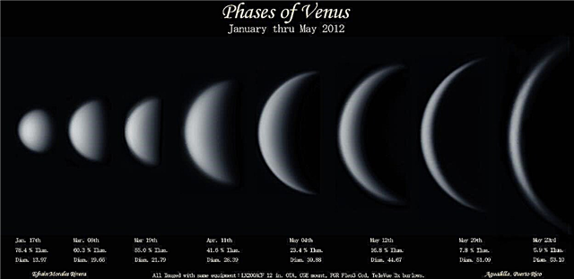 Pārsteidzošs astrofoto: Venēras fāzes