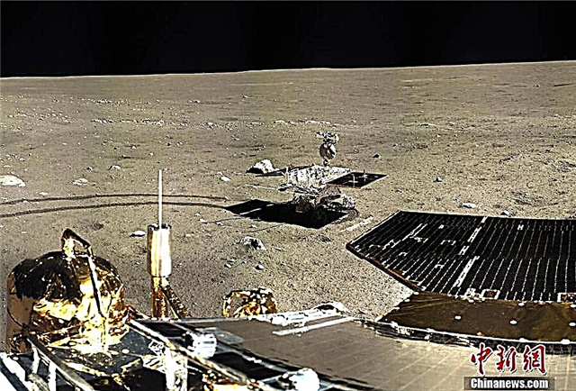 Chang'e 3 Lander emite nuevas fotos del panorama lunar