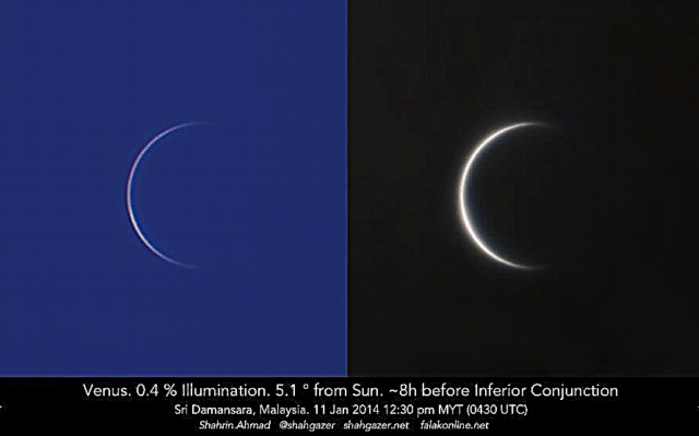 Astrofotos: Vênus na Conjunção Inferior