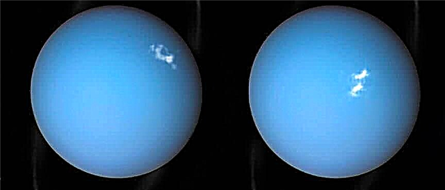 Hubble sieht intensive Auroren auf Uranus