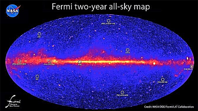 Das Fermi Gammastrahlen-Observatorium erntet kosmische Geheimnisse