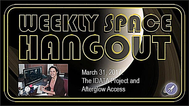 Hangout espacial semanal - 31 de marzo de 2017: el proyecto IDATA y el acceso a Afterglow
