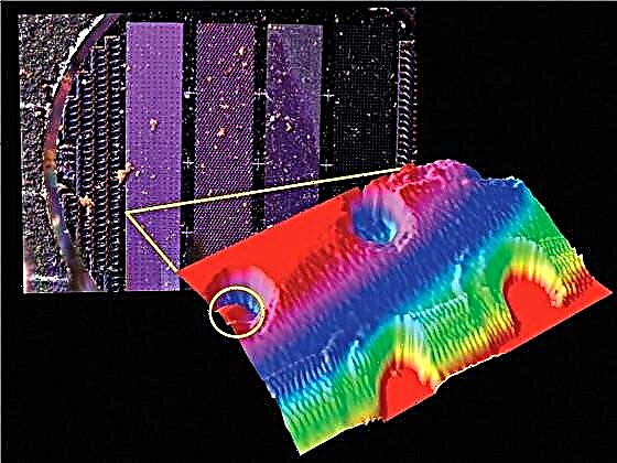 حبيبات غبار المريخ تم تصويرها بواسطة مجهر القوة الذرية
