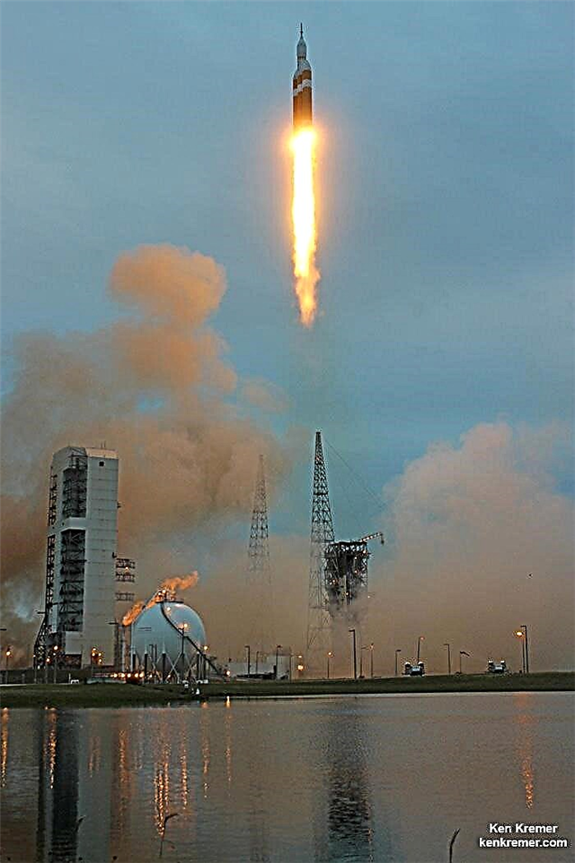 O roteiro de exploração da NASA para Marte começa com o lançamento e o pouso impecáveis ​​do Órion