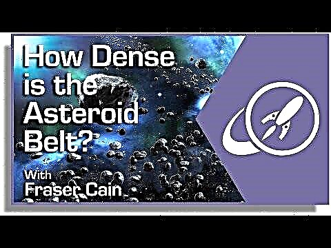 Cik blīva ir asteroīda josta?