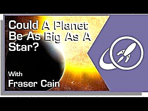 Ar putea o planetă să fie la fel de mare ca o stea?