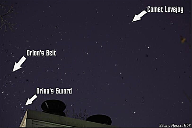 Ja jūs varat atrast Orion, jūs varat atrast komētu Lovejoy