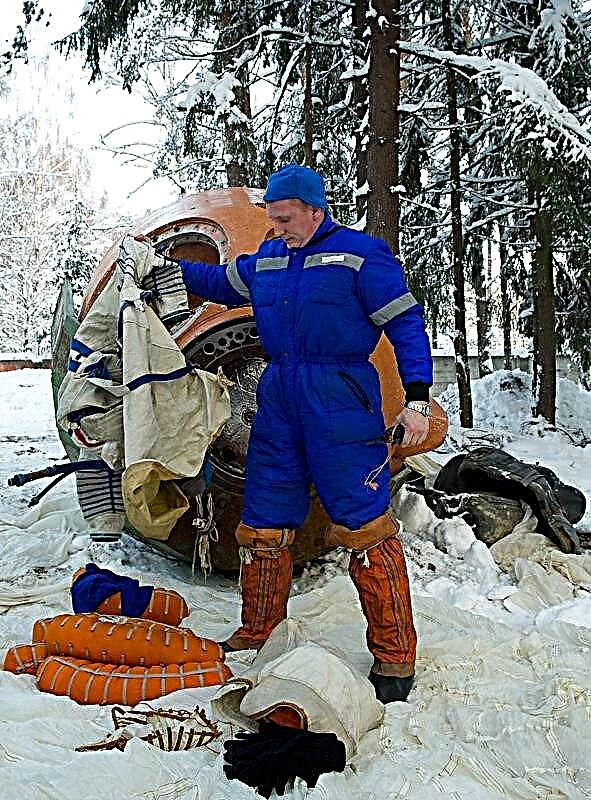 รูปภาพ: การฝึกอบรมการอยู่รอดในฤดูหนาวของ Cosmonaut