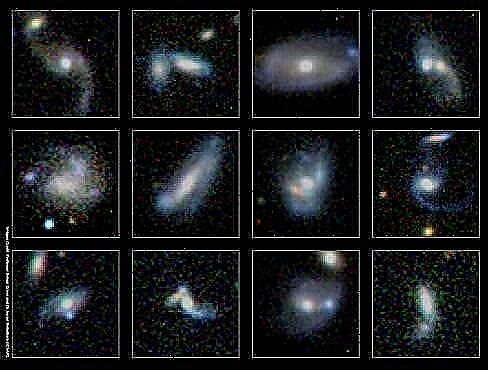 Lene velikanske galaksije pridobivajo maso z zaužitjem manjših sosedov