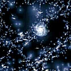 Galáxias presas na rede do universo