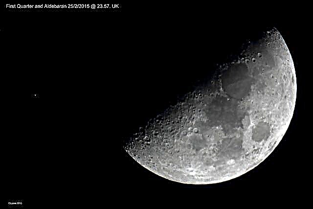 Mira la luna oculta Aldebarán este fin de semana