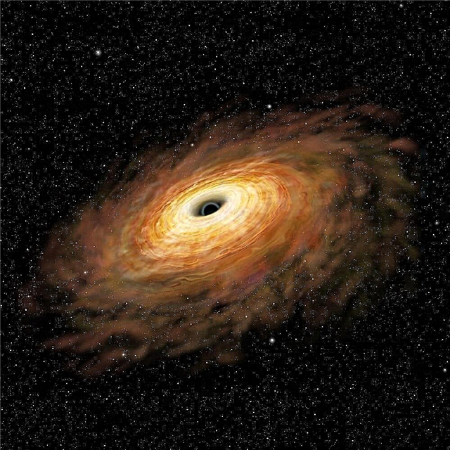 O que alimenta o motor de um buraco negro supermassivo?