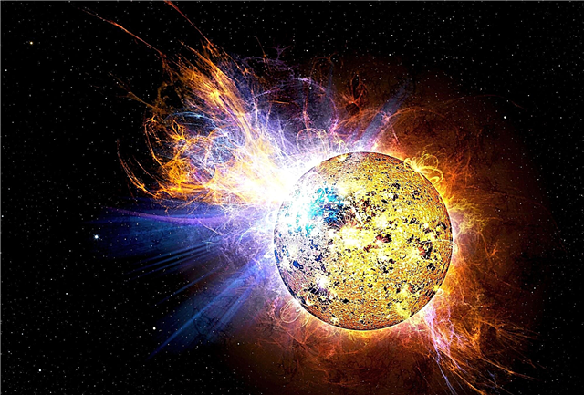 Wow! Satellit fångar ljusa solavbrott från en annan stjärna